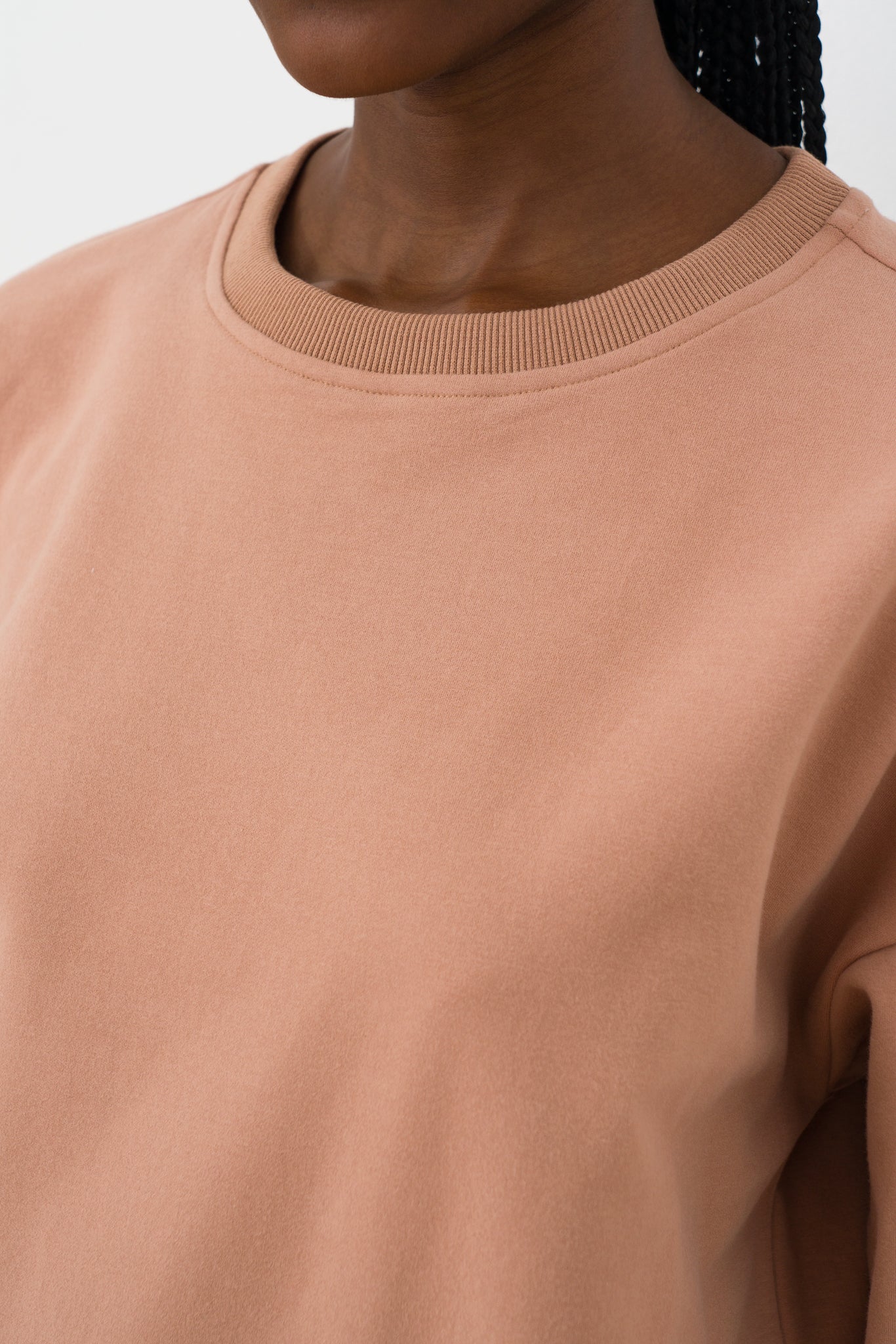 Scoop Hem Sweat Dress